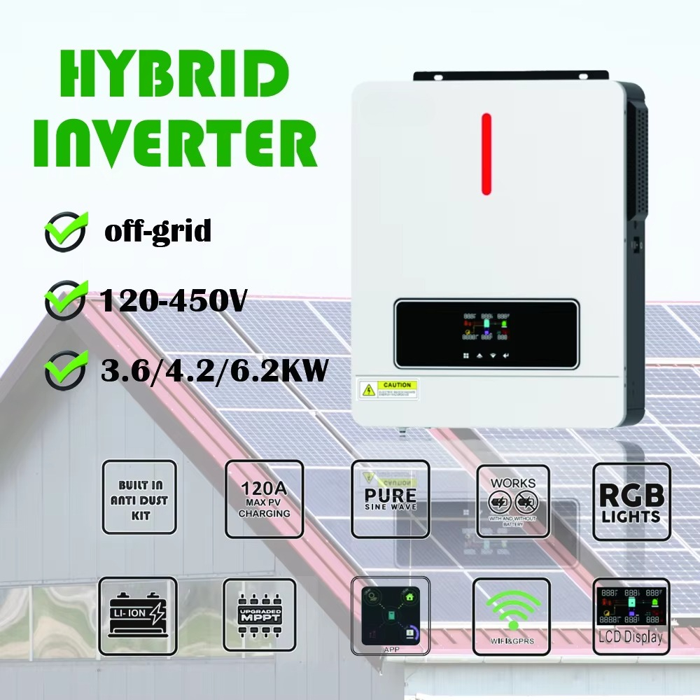 Pure Sine Wave Inverter - 99% High Efficiency MPPT 220V 24V