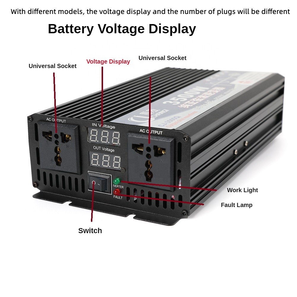 NEW 4000w Peak Power Inverter  - Pure Sine Wave Inverter ulasan dan harga