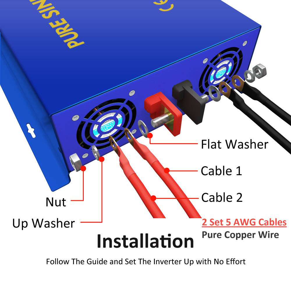 2026 Hot Sale WZRELB 3000W Car - Pure Sine Wave Inverter ulasan dan harga