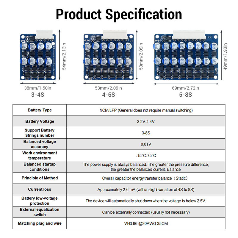 3A Whole Group Balancer Active - Battery Equalizer Balancer ulasan dan harga