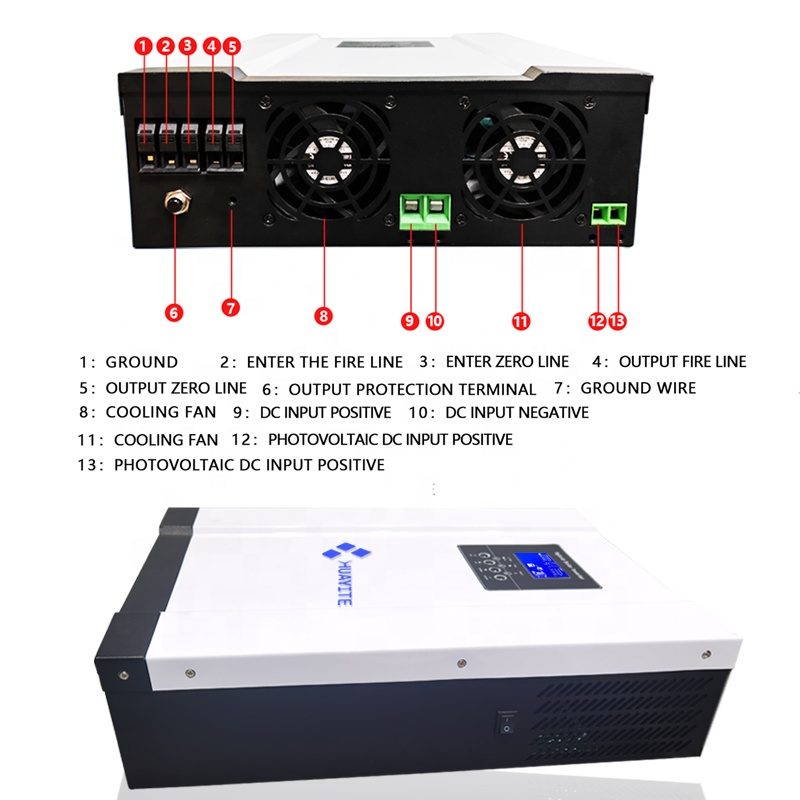 5.6KW 3.6KW Hybrid Solar Inver - Pure Sine Wave Inverter ulasan dan harga